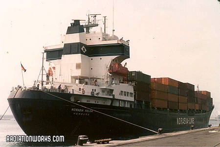 Photograph of the MS Norasia Helga formerly the NS Otto Hahn
