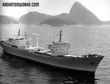 Atomic ship NS Otto Hahn in Rio de Janeiro